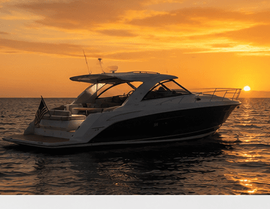 The boat · golden hour